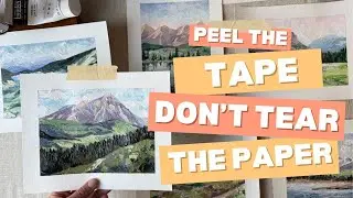 Peel the Tape, Don't Rip the Paper
