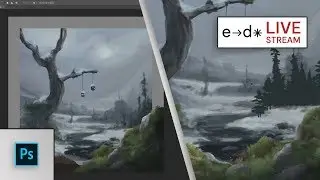 Live Stream : Using EDFilms Brushes in Photoshop CONTINUED