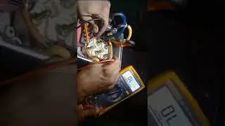 polarity test for three phase induction motor use by multimeter