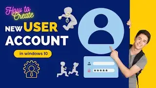 How to create a new local user account in windows 10 💁