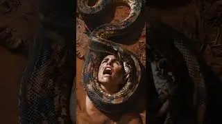 Woman trapped in sand and have a visitor anaconda? How this story ends?