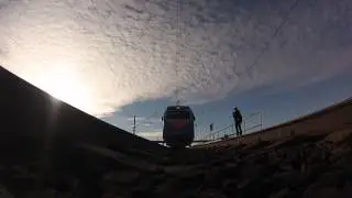 Под Италмассом. Электровоз ЭП1м-503 со скорым поездом Италмасс