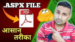 Convert Aspx File to PDF || aspx file How to Open in windows 10 🔥 How to Convert Aspx file to Pdf ⚡