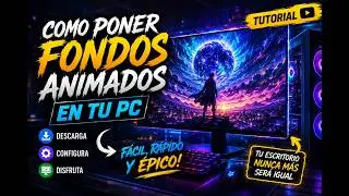 Como Poner Fondos Animados ✅En Tu PC Bajo Recursos (Libre De Virus) 2026
