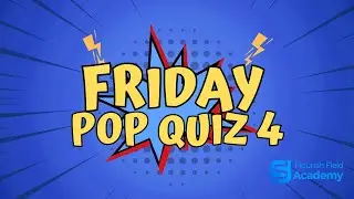 Friday Pop Quiz (Fourth Edition)