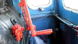 Обзор будки паровоза 9П / Steam 9P cab interior