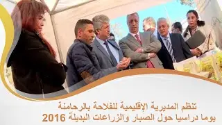 تنظم المديرية الإقليمية للفلاحة بالرحامنة يوما دراسيا حول الصبار والزراعات البديلة 2016