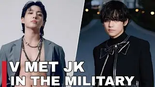 BTS V MET Jungkook in The Military 🥰 Taekook Good news 😍 BTS News Today 😍 #bts #jk #v