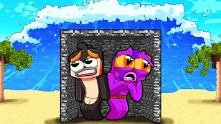 Minecraft REALISTIC TSUNAMI Challenge! (Build to Survive)