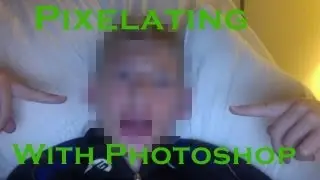 How to pixelate a video using photoshop! HD