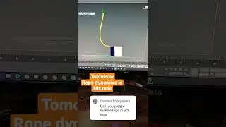 Requested Rope dynamics in 3ds max 