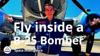 Fly inside a B-25 Mitchell Bomber: 