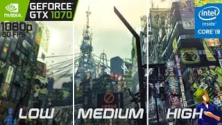 Scarlet Nexus - FPS Comparison All Graphics Settings | GTX 1070 - 1080p 60FPS