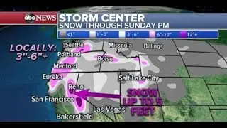 Record Snow Dumps On Pacific Northwest More Coming - Solar Cycle Wave Frequency = Jet Stream Changes