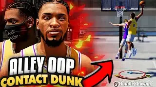 1ST ALLEY-OOP CONTACT DUNK IN THE CITY!! NBA 2K21 NEXT GEN!!!