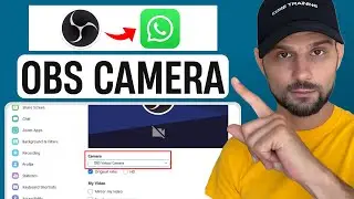 How To Use OBS Virtual Camera On WhatsApp | OBS Virtual Camera WhatsApp Desktop Tutorial