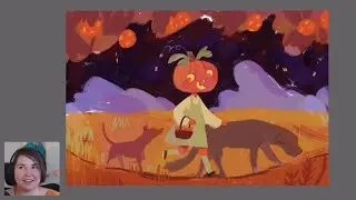 Apple Picking Illustration!