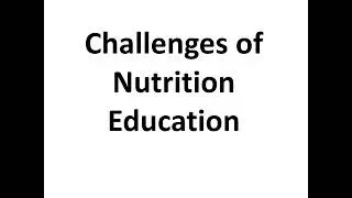 Nutition education 1