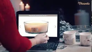Kouzlo kousků z Vivantis.cz: Kouzelné Vánoce - svíčka