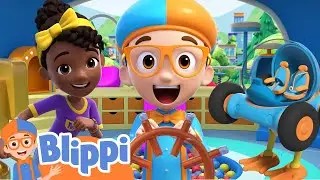 To The Ultimate Bouncy House Bonanza! | Blippi and Meekah Podcast | Educational Videos For Kids