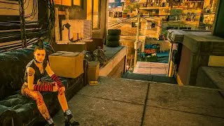 Walking in the Poor Side of Night City 2077