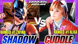 Tekken 8 | Shadow 20z (Zafina) vs Cuddle Core (Alisa) | High Level Ranked Match Replay