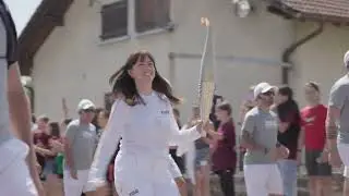 Relais la flamme des Jeux à Maîche & Montbéliard