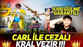 CARL'A HAYATININ EN ZOR VİDEOSUNU ÇEKTİRDİM! CEZALI KRAL VEZİR YAPTIK! / Pubg Mobile Troll