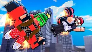 JUMPING OFF A TALLEST BUILDING WITH THE STRONGEST JET BACKPACK (Roblox SKYDIVE Off A TOWER)