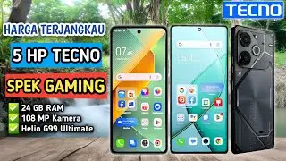 5 HP Tecno Terbaik untuk Gaming dan Desain Layar Curved di 2024