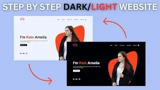 How to Make Light/Dark Mode website | Add light-dark toggle javascript project | DEAR COMPUTER
