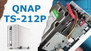 QNAP TS-212P NAS disassembly, cleanup, etc. [26.12.2025] [SUBTITLES]