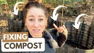 Making Compost Piles and Creating a System for Future Composting Success + Composting Eggshells