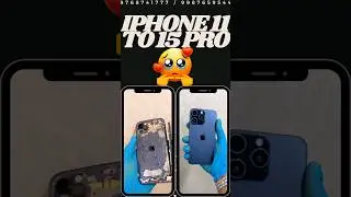 iPhone 11 to 14 Pro Convert #iphone11to15problue #convertiphone11to15probigcamera #shorts #mumbai