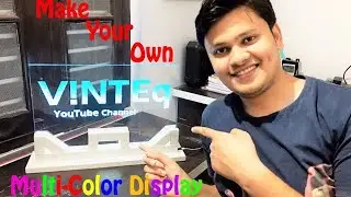 How to make Multi-color Glass Display ( Easy D.I.Y )