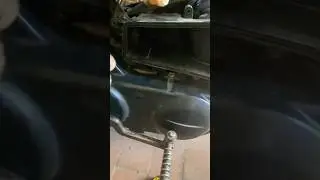 Scooter repair does not start with a foot
