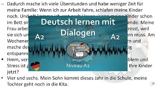 Dialoge A2  | Deutsch lernen durch Hören | 3 |