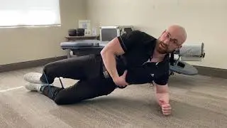 Side Plank with Banded Clams