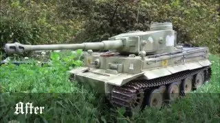 1/16 Tiger 1 RC Tank (Heng Long) modified build slide show