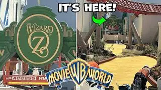 NEW! Movie World | NEW Ride Testing, BIG Wizard of Oz Update, Yellow Brick Road & MORE!