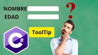 ToolTip en Windows Forms C# | Mensaje de ayuda tooltip en c sharp | Tooltip C#