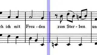 G. H. Stölzel, arr. J. S. Bach - Bist du bei mir, BWV 508 [Scrolling Score]