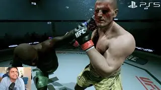 UFC 5 - PS5 Gameplay | Rozenstruik vs. Romanov (4K 60FPS)