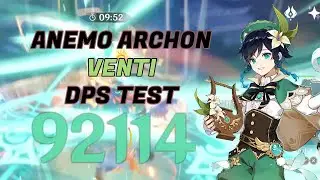 GENSHIN IMPACT | VENTI DPS SHOWCASE!