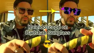 Kaleidoscope Effect on Badshah Sunglass