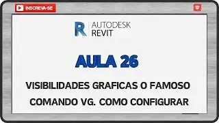 Revit Aula 26, Como configurar a visibilidade gráfica do projeto.