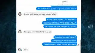 CHAT SUPER: GOHAN CHATEANDO CON PICCOLO