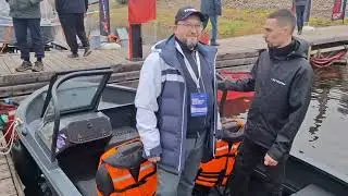 Новинка сезона навигации 2025 - обновлённый алюминиевый катер Триера 460.