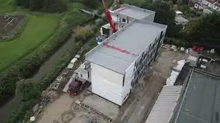 Park View YMCA Romford on-site assembly time-lapse
