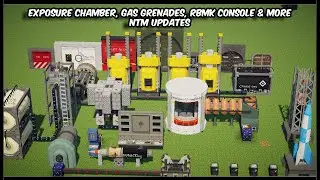 Exposure Chamber, Blood to Crude Oil, Missile Crafting Automation, and More - HBM's Nuclear tech Mod
